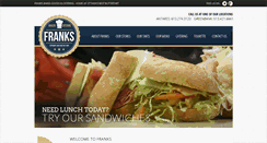 Desktop Screenshot of franksfoods.ca